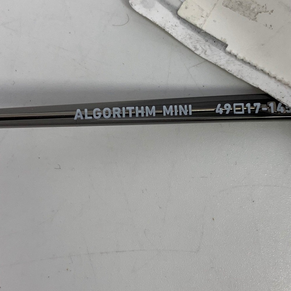 Quay Algorithm Mini Sunglasses Gray Square Frames… - image 6